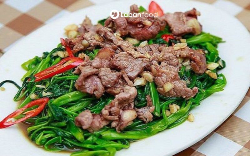 thịt trâu xào gì ngon