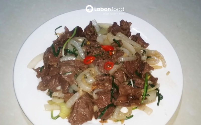 thịt trâu xào gì ngon