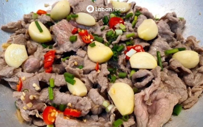 thịt trâu xào gì ngon