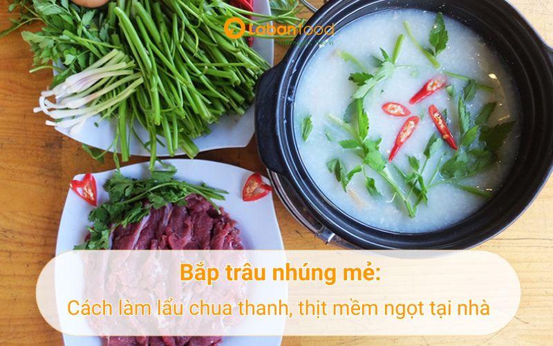 bắp trâu nhúng mẻ