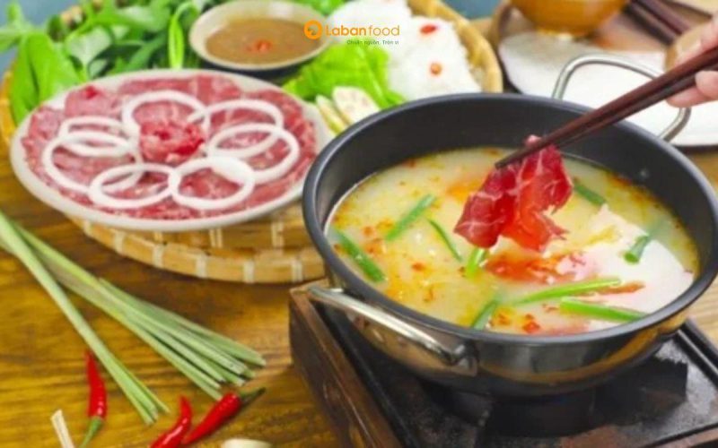 bắp trâu nhúng mẻ