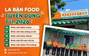 la bàn food tuyển dụng tháng 11