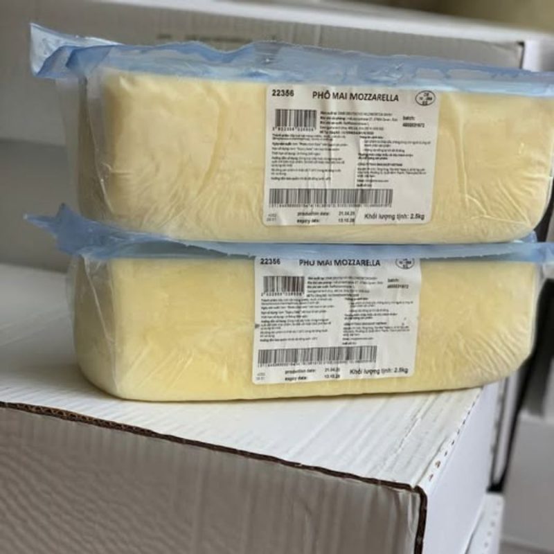 Phô mai tảng Mozzarella DMK 2.5kg