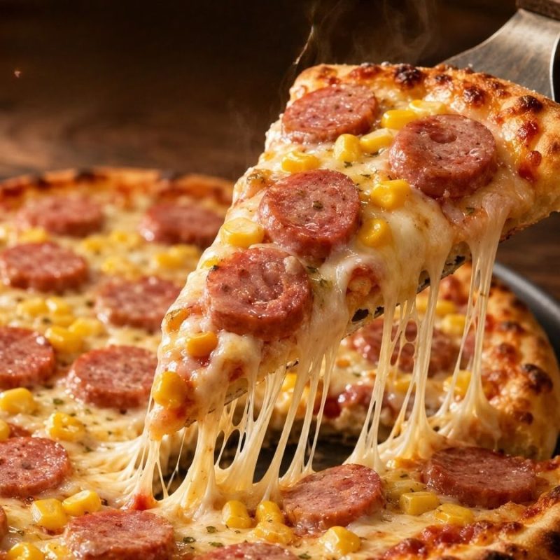 pizza-xuc-xich-merci (2) Pizza Xúc Xích size 14cm Merci 160g